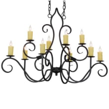 Clifton 10 Light 26" Wide Taper Candle Style Chandelier