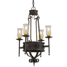 Lorenzo 4 Light 24" Wide Chandelier