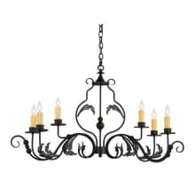 Augusta 6 Light 12" Wide Taper Candle Style Chandelier