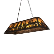 Tall Pines 6 Light 17" Wide Linear Pendant
