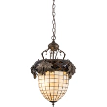 Greenbriar Oak 2 Light 14" Wide Pendant