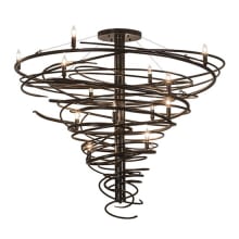 Cyclone 14 Light 48" Wide Taper Candle Style Chandelier