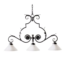 Dahlia 3 Light 12" Wide Linear Pendant