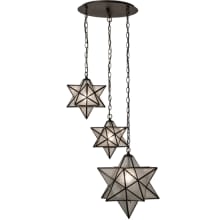 Moravian Star 3 Light 26" Wide Multi Light Pendant