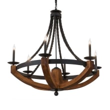 Doyle 6 Light 42" Wide Taper Candle Style Chandelier