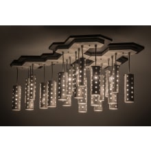 Emmentaler 25 Light 39" Wide Abstract Multi Light Pendant