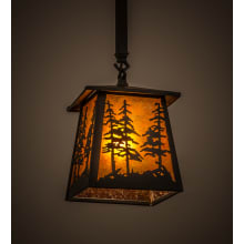 Tall Pines 10" Wide Pendant