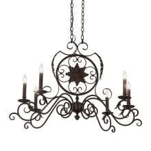 Christabel 6 Light 24" Wide Taper Candle Style Chandelier
