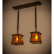 Whispering Pines 2 Light 7" Wide Multi Light Pendant