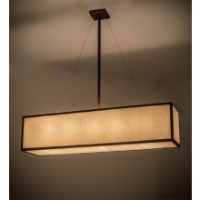 Quadrato 5 Light 12" Wide Linear Pendant