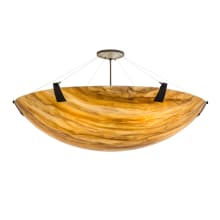 Araneta 6 Light 49" Wide Semi-Flush Bowl Ceiling Fixture - Oil Rubbed Bronze Finish - GU24 Bulb Base