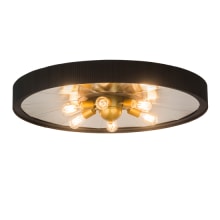 Tennessee 6 Light 36" Wide Semi-Flush Ceiling Fixture