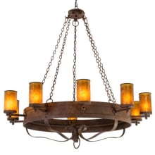 Parnella 10 Light 60" Wide Ring Chandelier