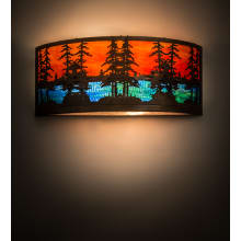 Tall Pines 2 Light 12" Tall Wall Sconce