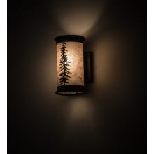 Tall Pines 2 Light 10" Tall Wall Sconce