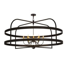 Aldari 12 Light 68" Wide Taper Candle Ring Chandelier