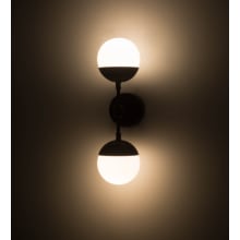 Bola Deux 2 Light 21" Tall Wall Sconce