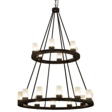 Loxley 18 Light 42" Wide Ring Chandelier