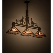 Tall Pines 3 Light 12" Wide Linear Pendant