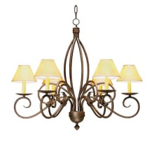 Squire 6 Light 28" Wide Chandelier