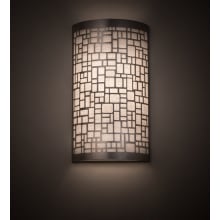 Cilindro 18" Tall Wall Sconce with Shade