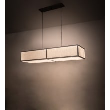 Quadrato 6 Light 24" Wide Linear Pendant