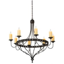 Bottini 8 Light 48" Wide Taper Candle Style Chandelier