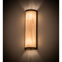 Cilindro 2 Light 24" Tall Wall Sconce with Shade