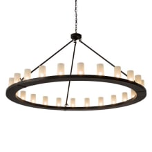 Loxley 24 Light 72" Wide Ring Chandelier