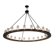 Loxley 24 Light 72" Wide Ring Chandelier