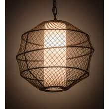 Omaro Poto 16" Wide Cage Pendant