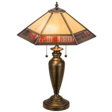 Gothic 2 Light 25" Tall Buffet Table Lamp