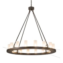 Loxley 16 Light 48" Wide Ring Chandelier