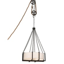 6 Light 36" Wide Suspension Pendant