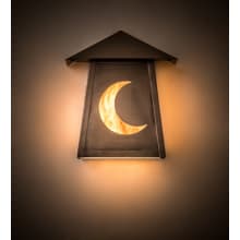 Stillwater Crescent Moon 11" Tall Wall Sconce