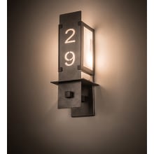 Personalized Estructura 2 Light 18" Tall Wall Sconce