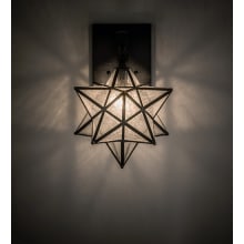 Moravian Star 14" Tall Wall Sconce