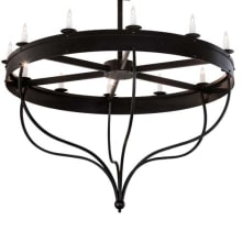 Parnella 12 Light 72" Wide Taper Candle Style Chandelier
