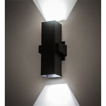 Quadrato 2 Light 14" Tall Wall Sconce