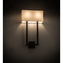 Quadrato 2 Light 28" Tall Wall Sconce