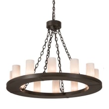 Loxley 12 Light 36" Wide Ring Chandelier