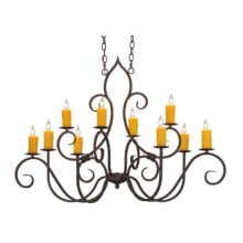 Clifton 10 Light 29" Wide Taper Candle Style Chandelier