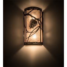 Whispering Pines 2 Light 13" Tall Wall Sconce