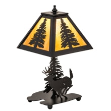 Lone Deer 15" Tall Buffet Table Lamp