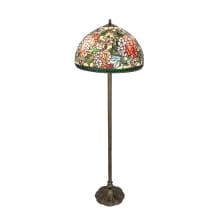 Romance Rose 2 Light 61" Tall Buffet Floor Lamp