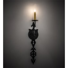 Merano 25" Tall Wall Sconce with Faux Candle