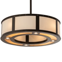 4 Light 32" Wide Pendant