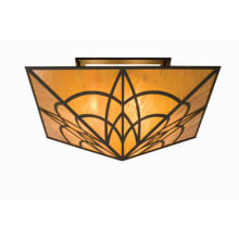 Scottsdale Mission 4 Light 36" Wide Semi-Flush Ceiling Fixture