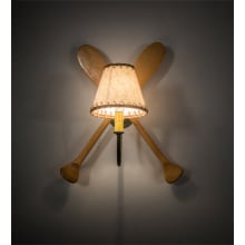 Paddle 17" Tall Wall Sconce with Shade
