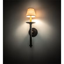 Amada 20" Tall Wall Sconce with Parchment Shade
